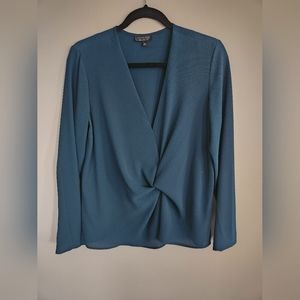 Topshop twist front blouse